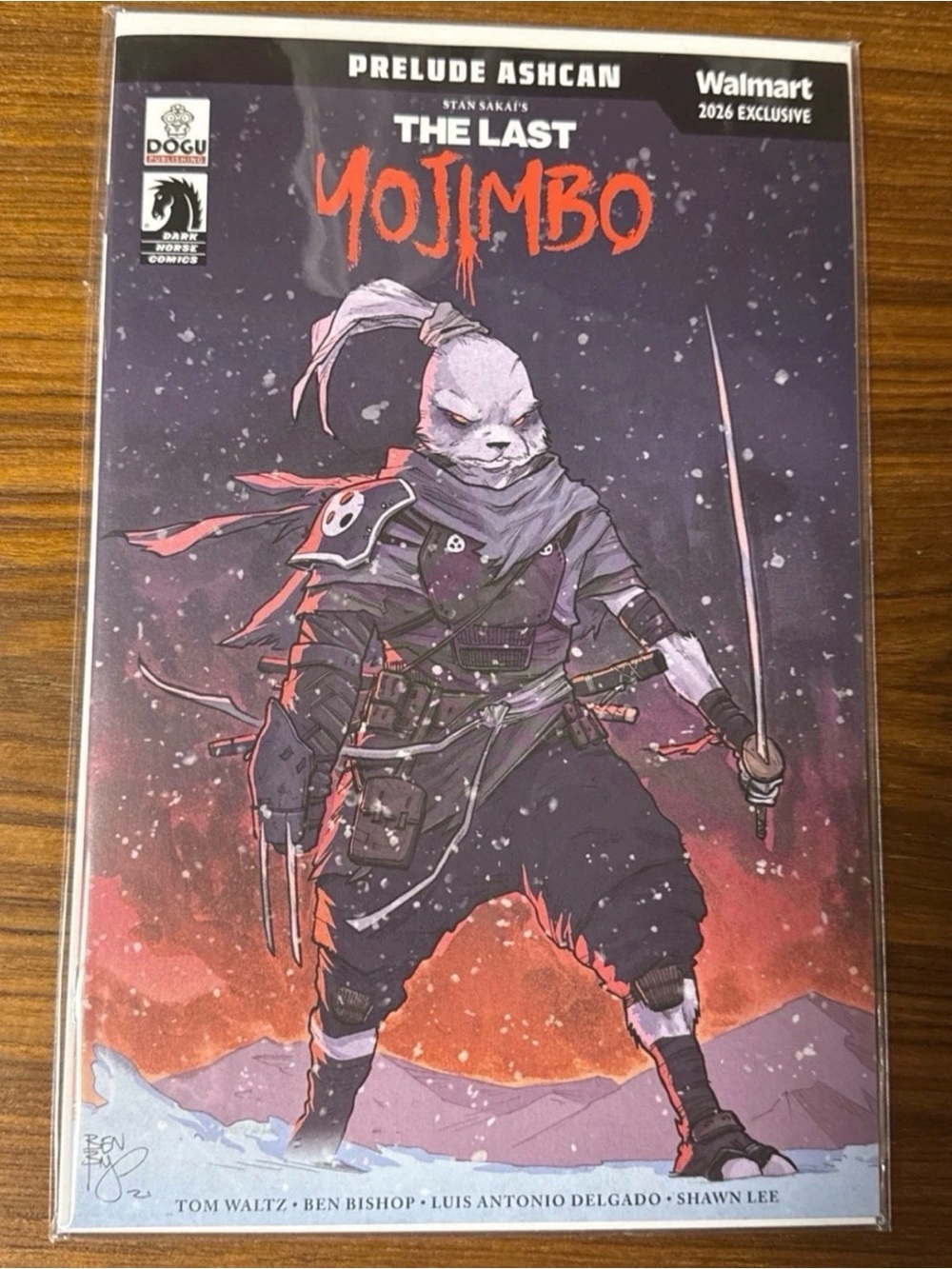 The Last Yojimbo Prelude Ashcan Walmart Exclusive NYCC 2026 Comic Variant Ed
